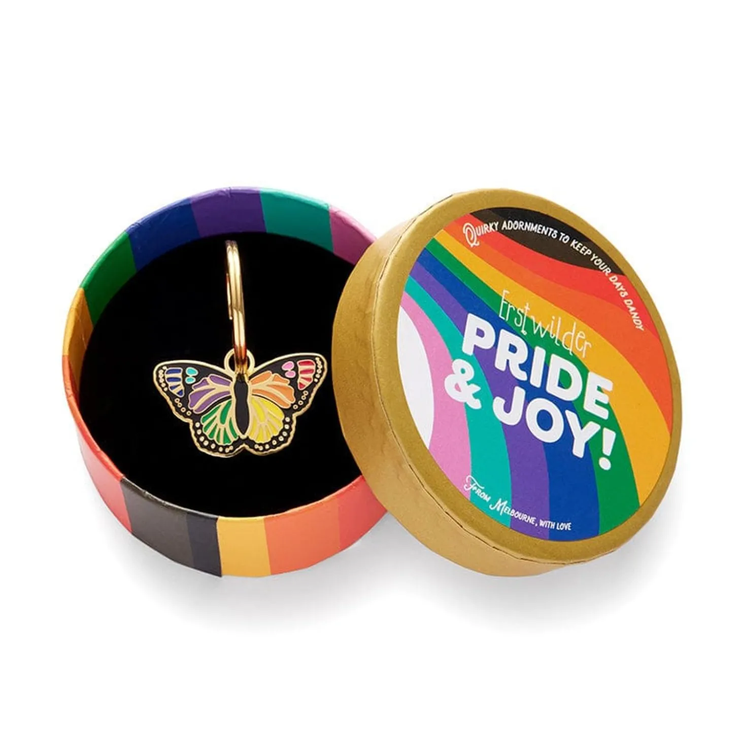 Prince Of Pride Butterfly Enamel Charm