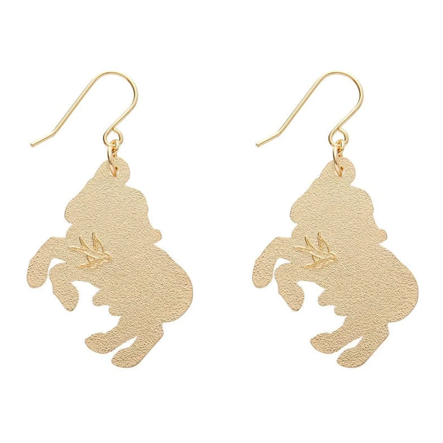 Princely Steed Enamel Drop Earrings
