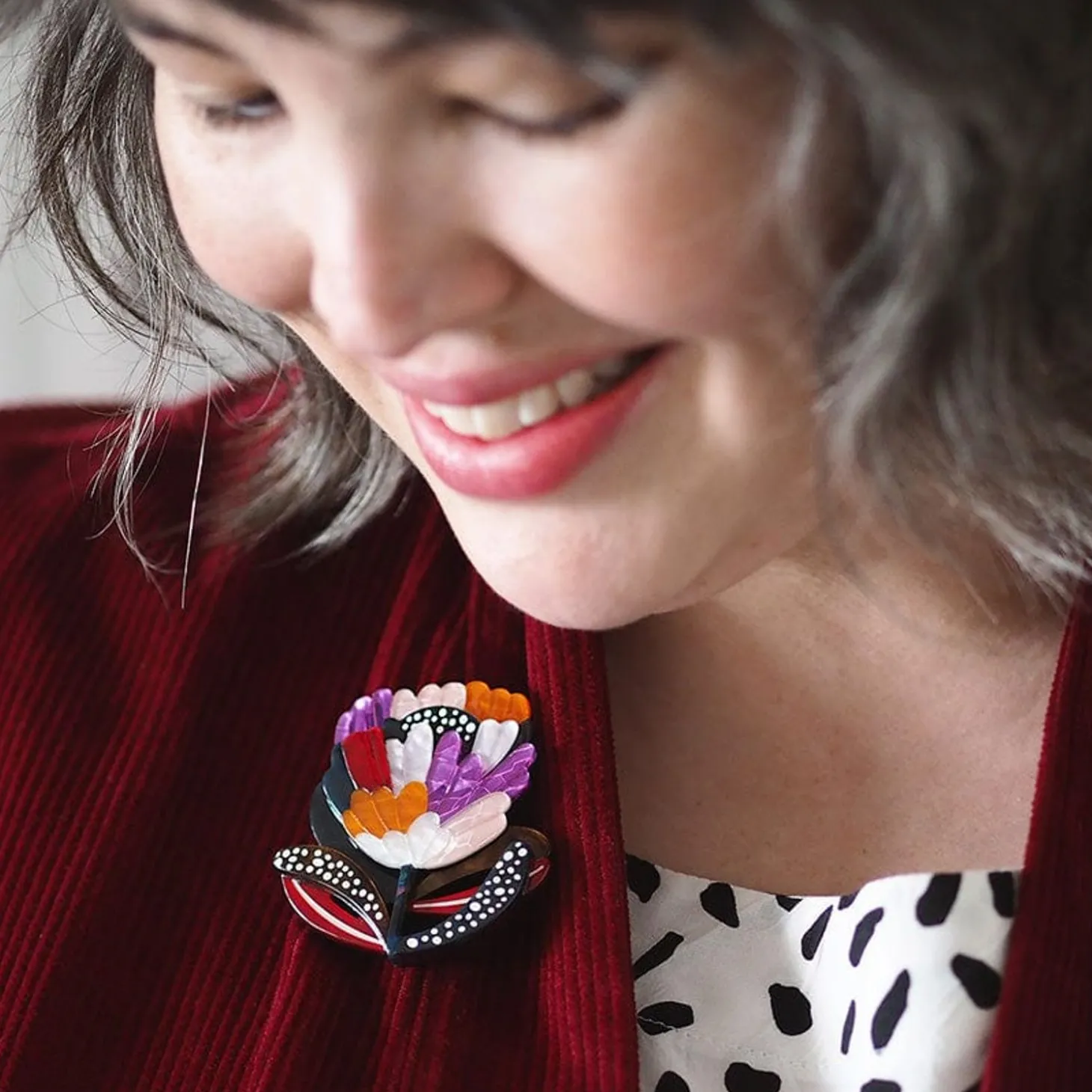 Protea In Bloom Brooch