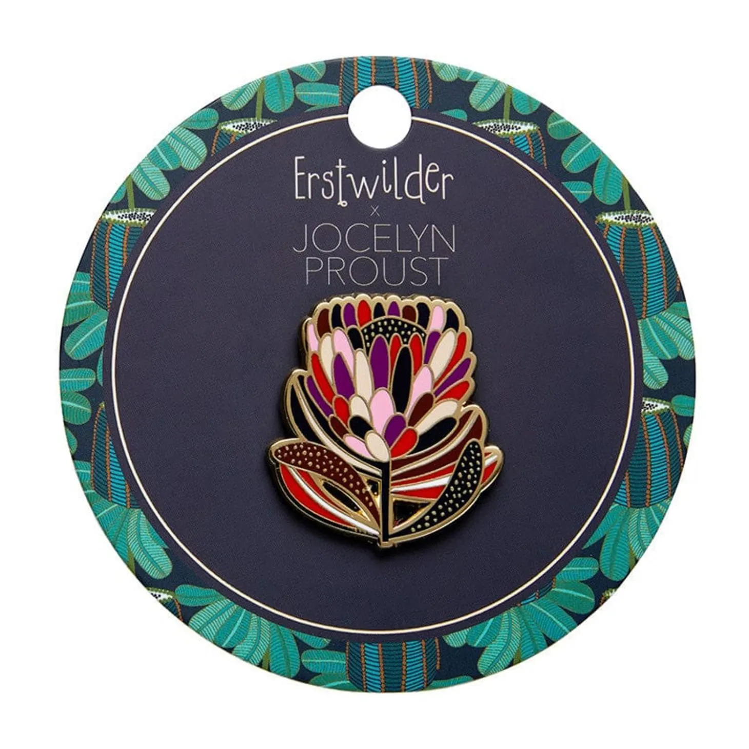 Protea In Bloom Enamel Pin