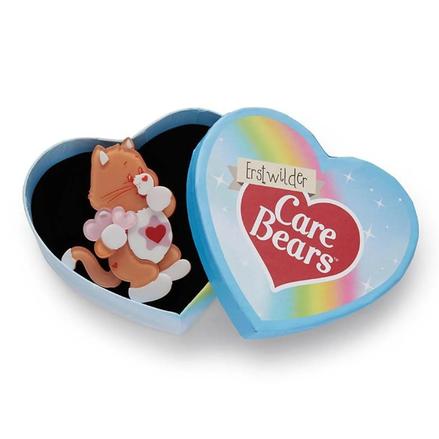 Proud Heart Cat Brooch