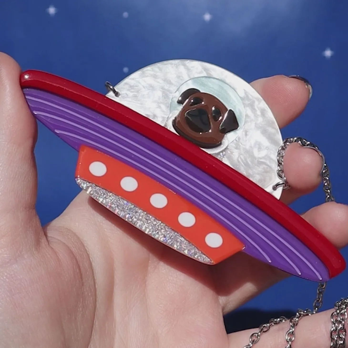Pug Encounters Necklace