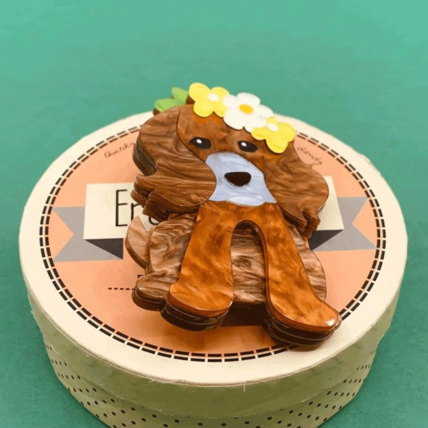 Puppy Love Brooch