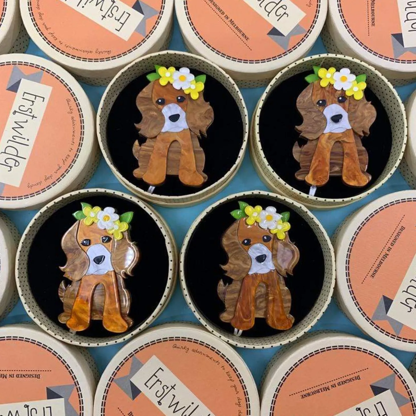 Puppy Love Brooch