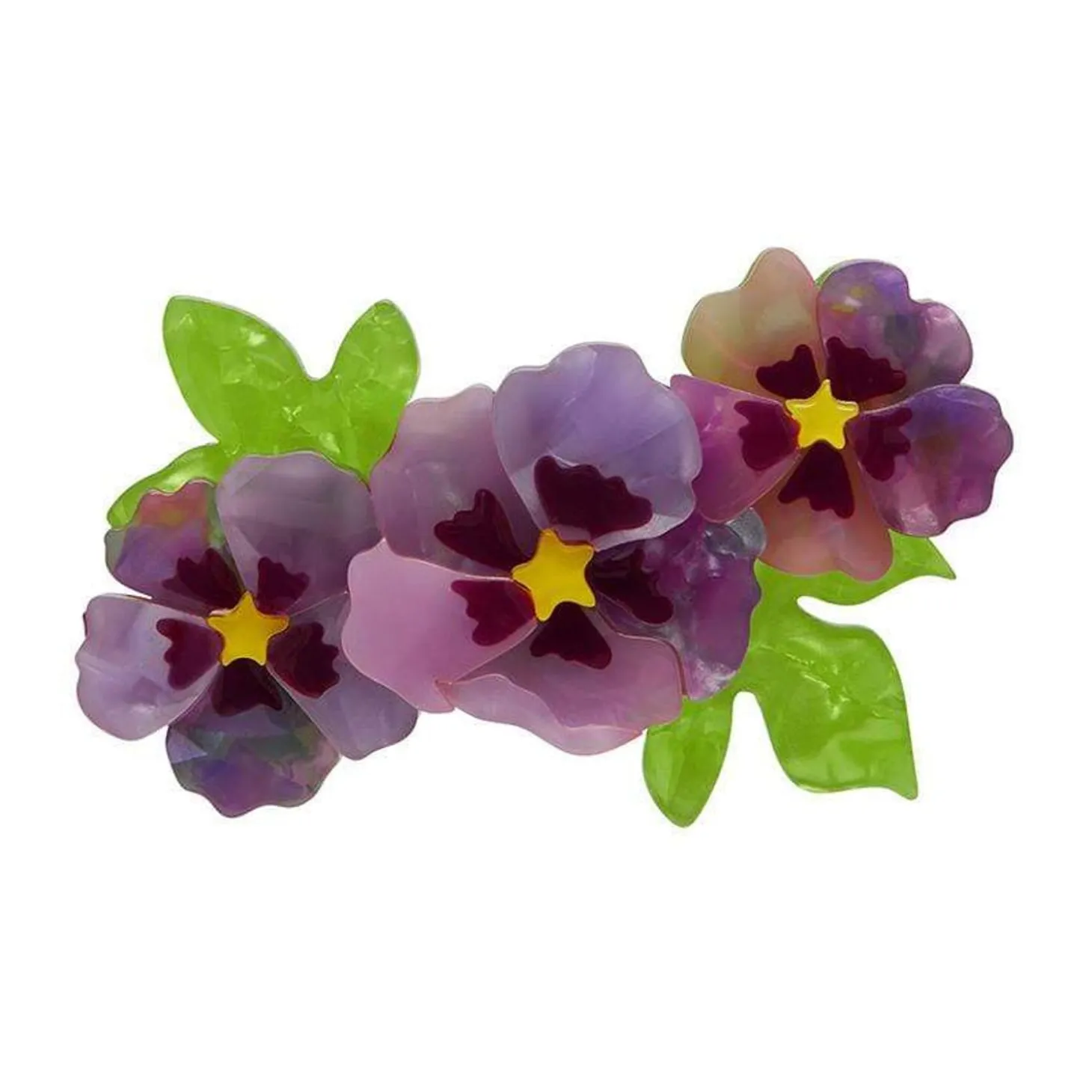 Purple Prose Brooch