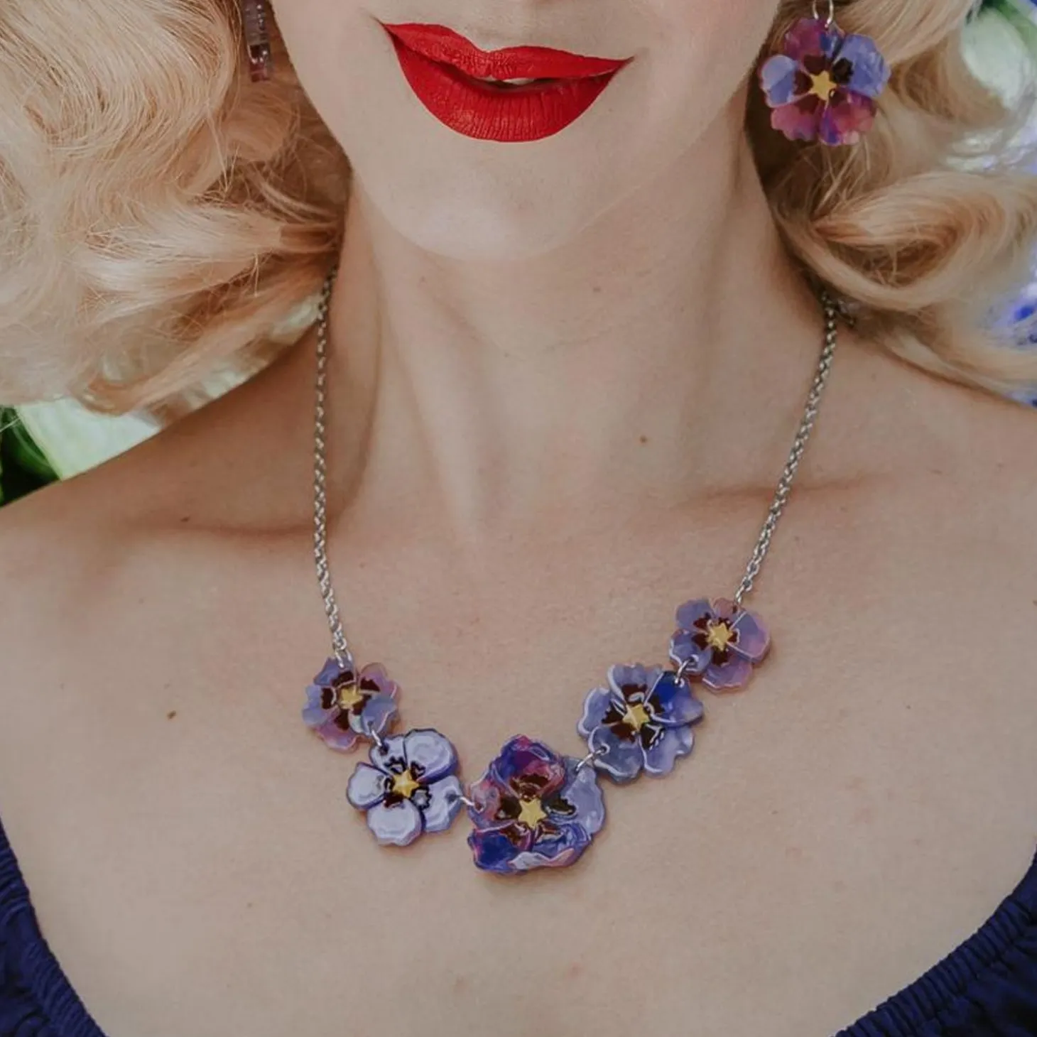 Purple Prose Necklace