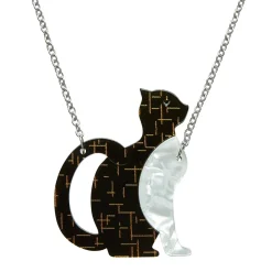 Purrfectly Content Cat Necklace