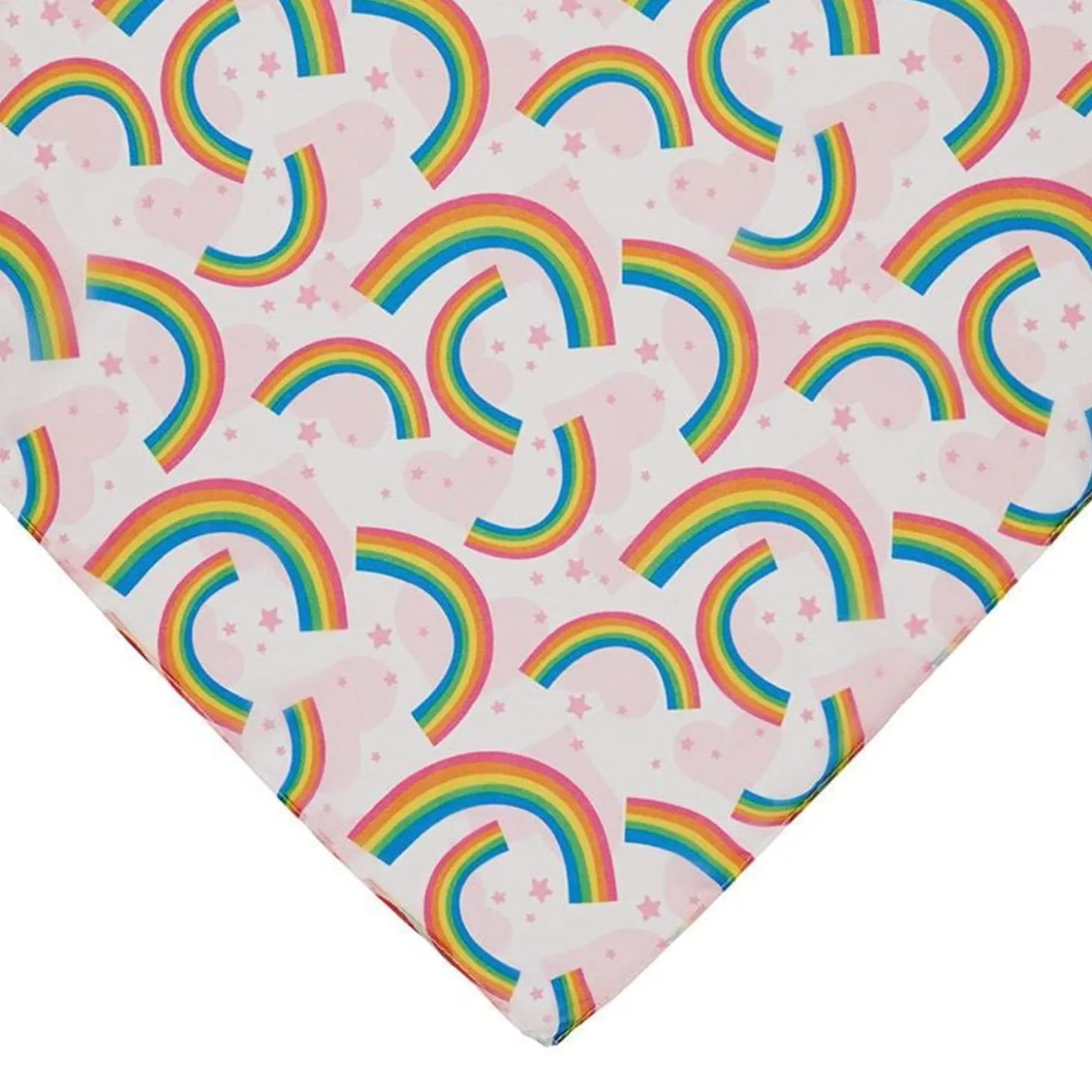 Rainbow Heart Large Neck Scarf