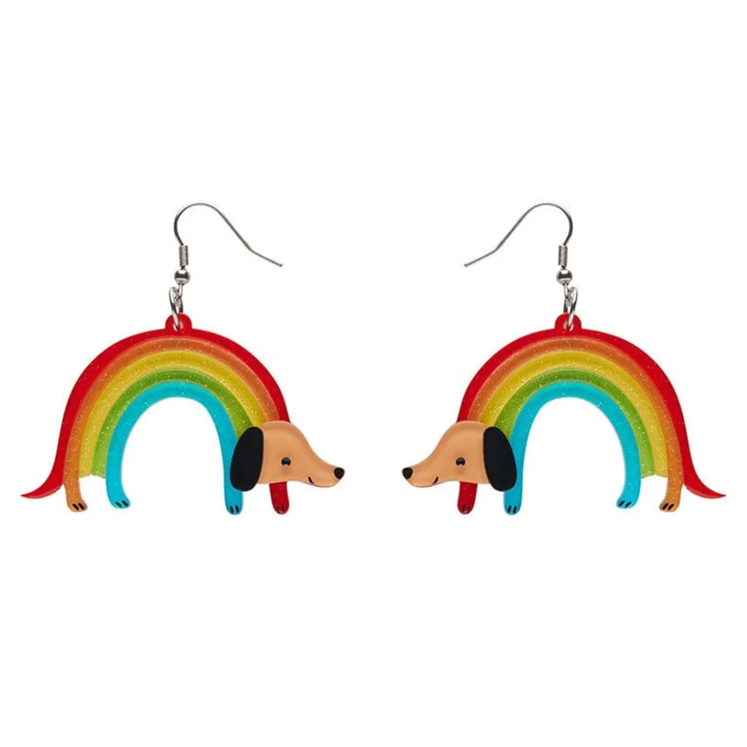 Rainbow Ruff Earrings