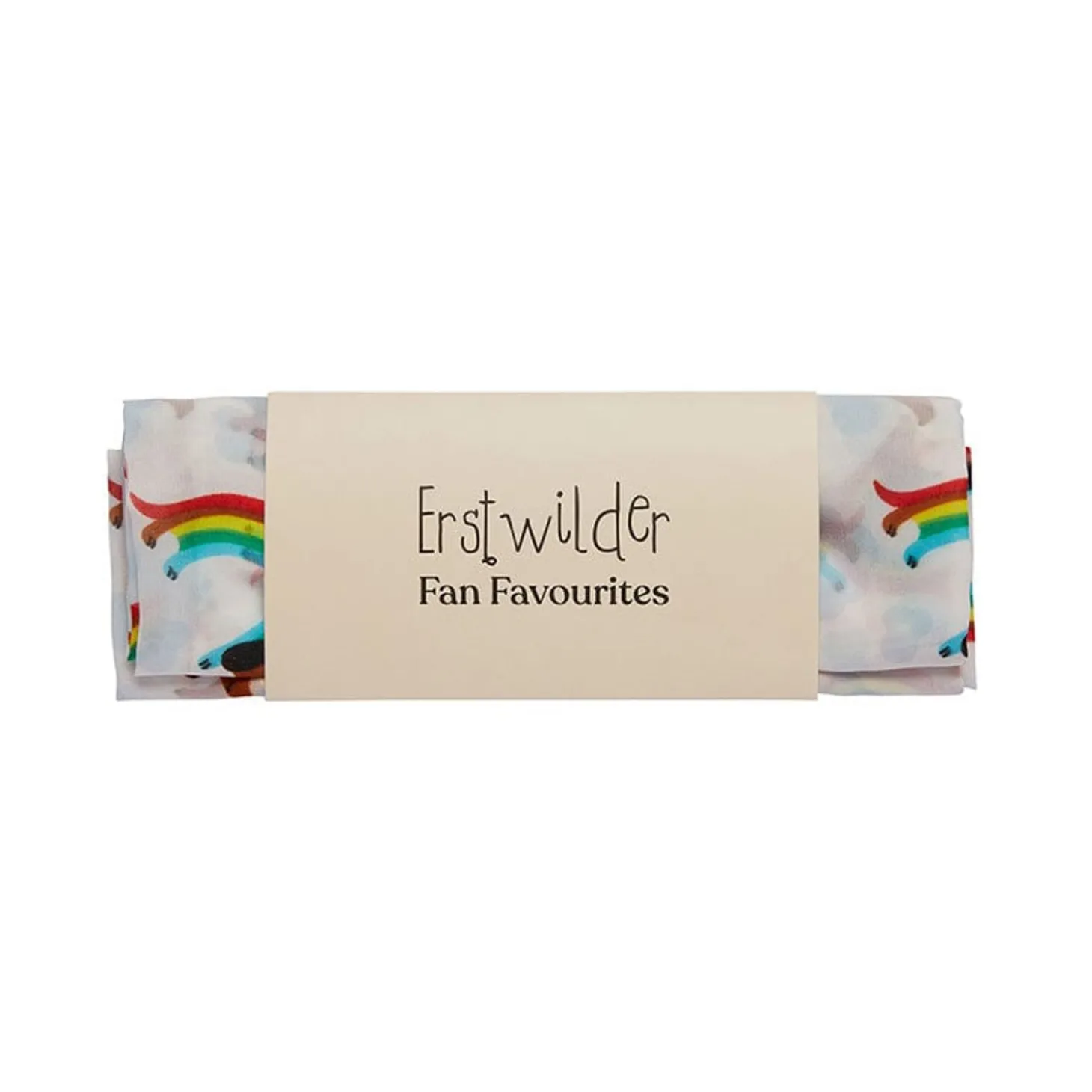 Rainbow Ruff Head Scarf White