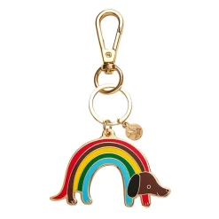 Rainbow Ruff Key Ring