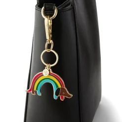Rainbow Ruff Key Ring