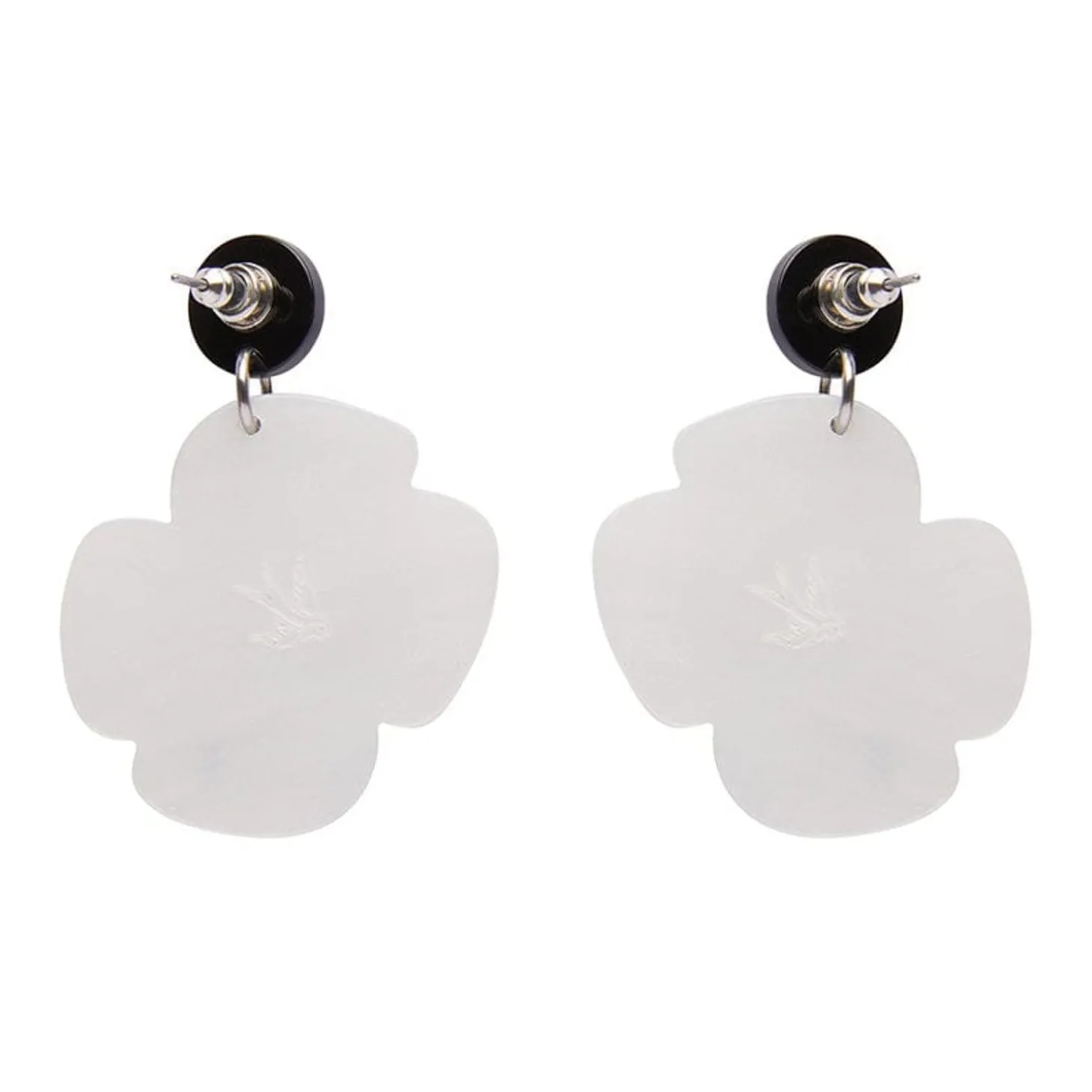 Remembrance Poppy Drop Earrings