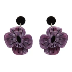 Remembrance Poppy Drop Earrings