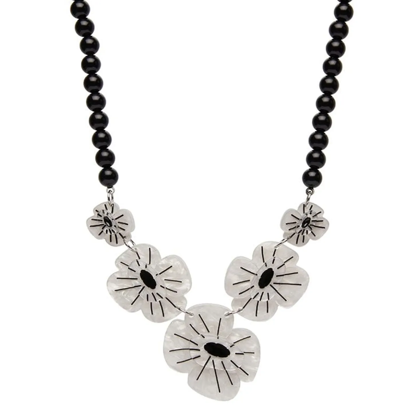 Remembrance Poppy Necklace