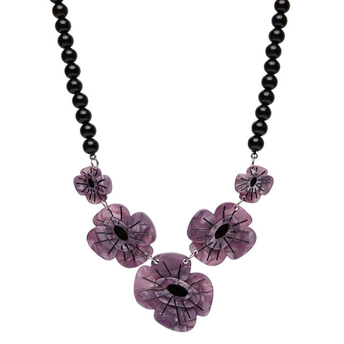 Remembrance Poppy Necklace