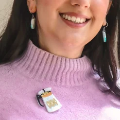 Rise And Grind Brooch