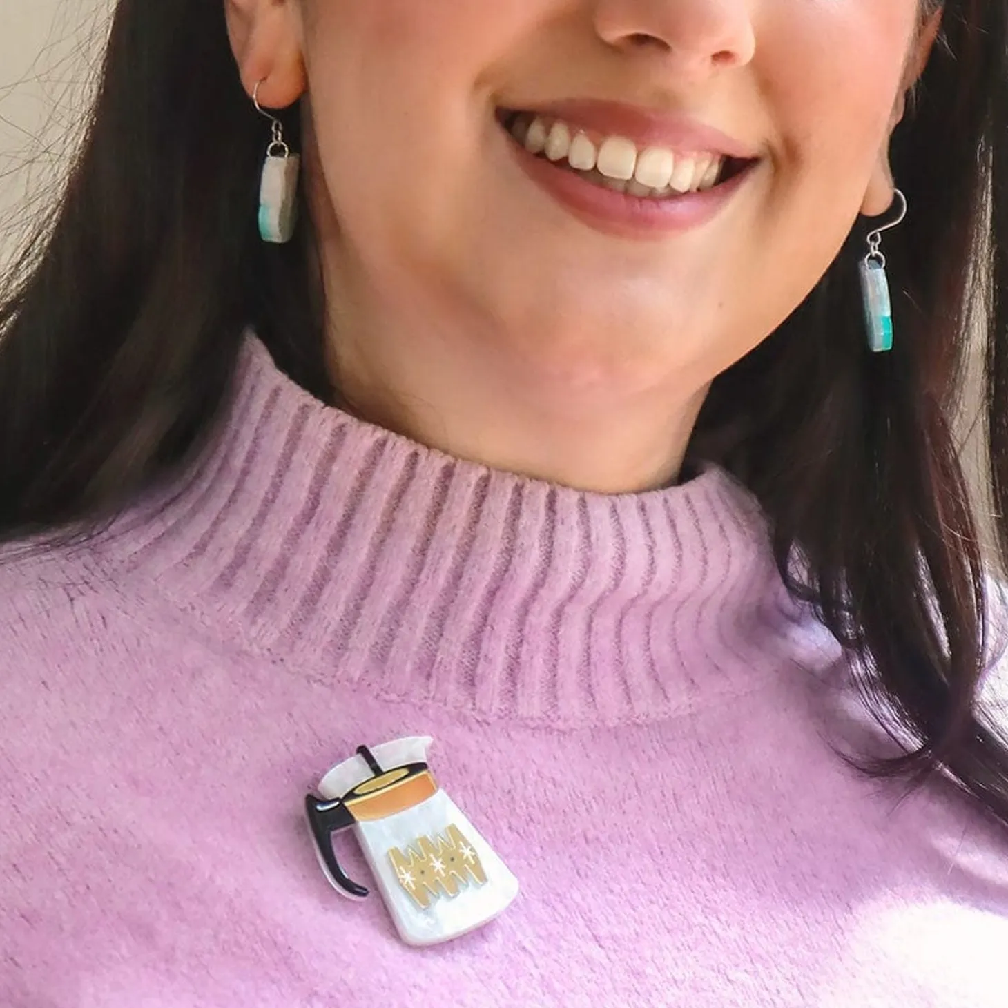Rise And Grind Brooch