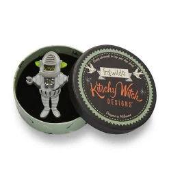 Robert The Rational Robot Brooch