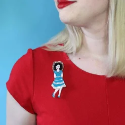 Rockabilly Queen Brooch