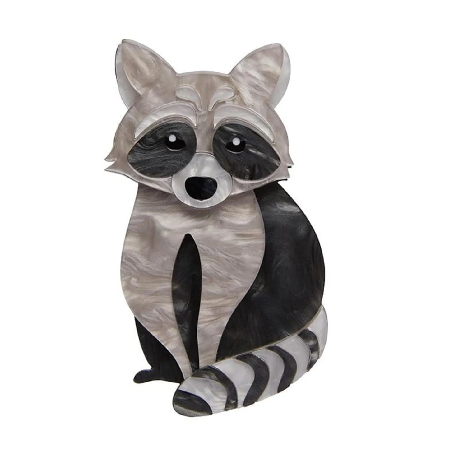 Rocket'S Riot Raccoon Brooch