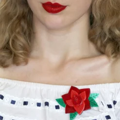 Rosa Espanola Brooch