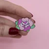 Roses Are Red Enamel Pin