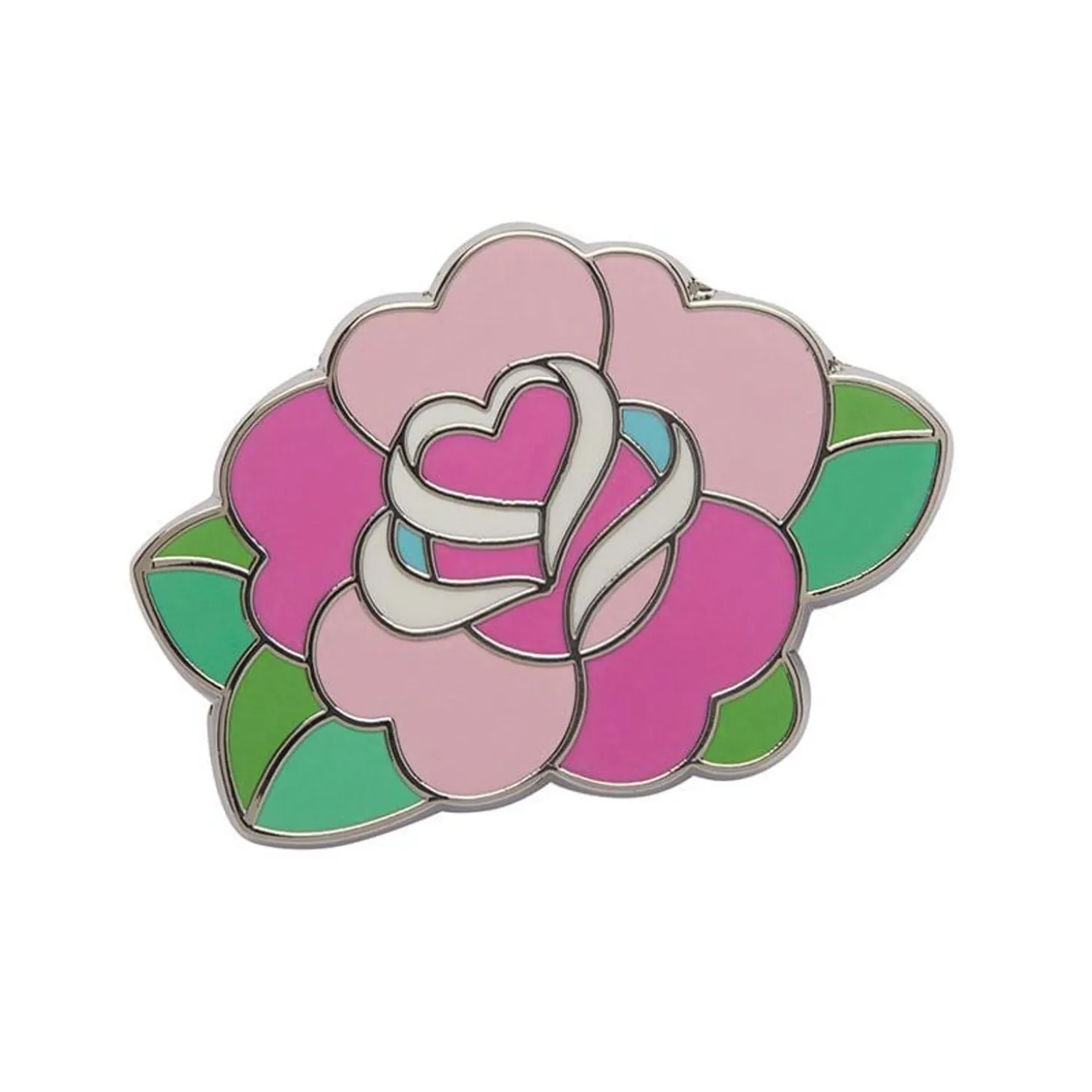 Roses Are Red Enamel Pin