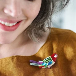 Rosie Rosella Brooch