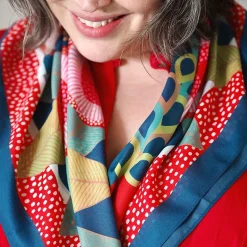Rosie Rosella Square Scarf
