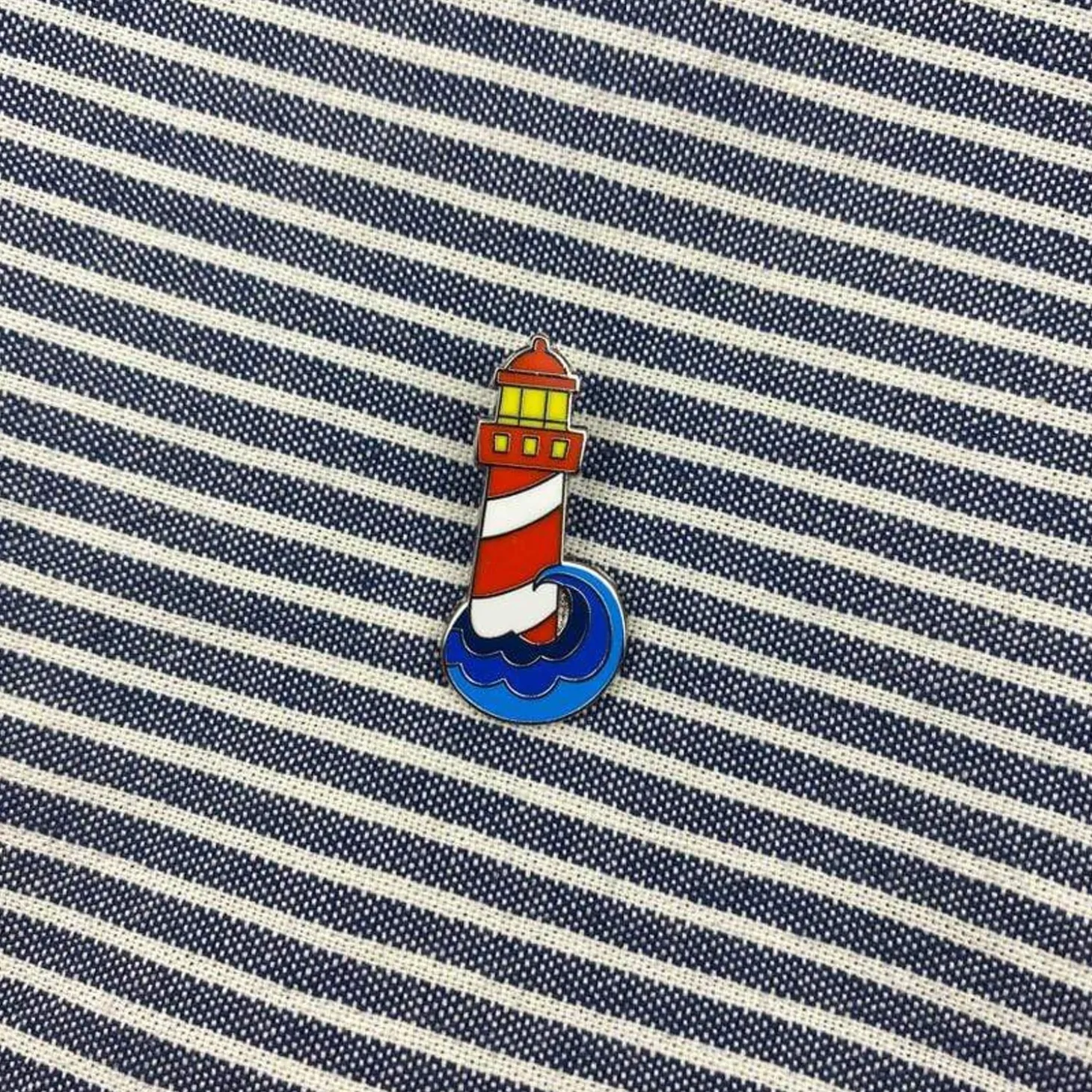 Round The Twist Enamel Pin