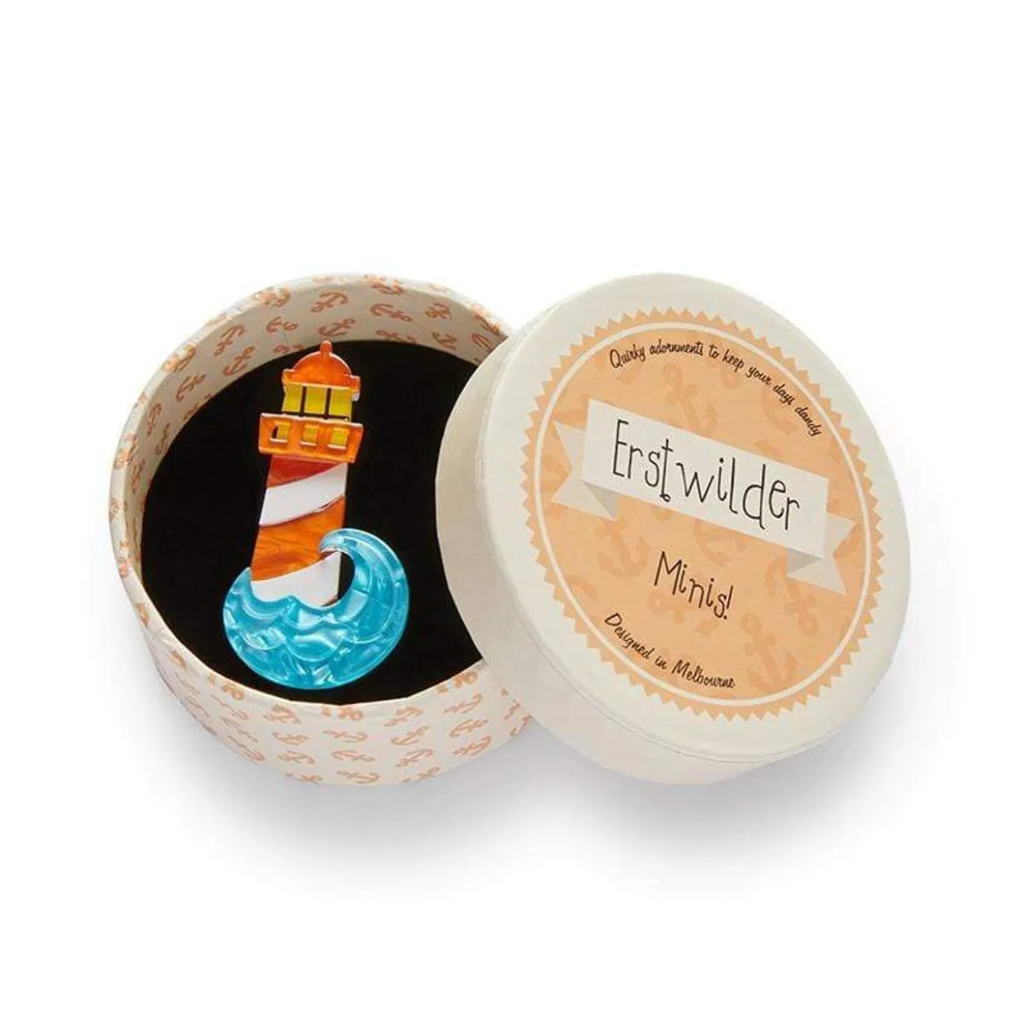 Round The Twist Mini Brooch