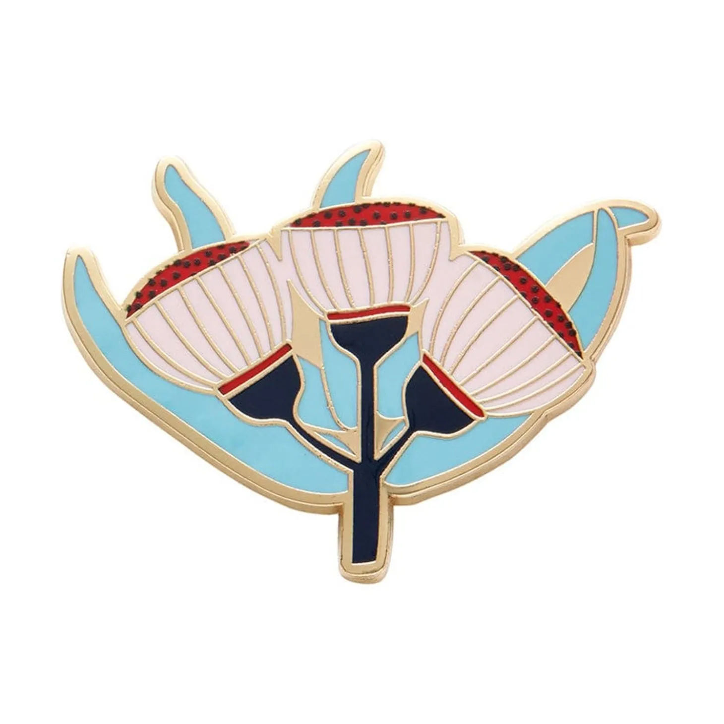 Ruby Red-Flowering Gum Enamel Pin