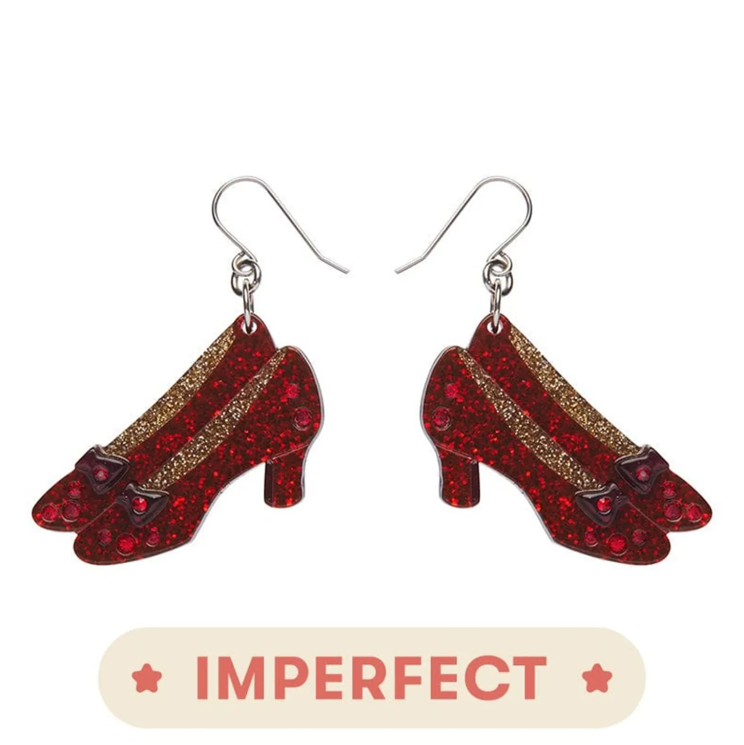 Ruby Slippers Earrings (Imperfect)