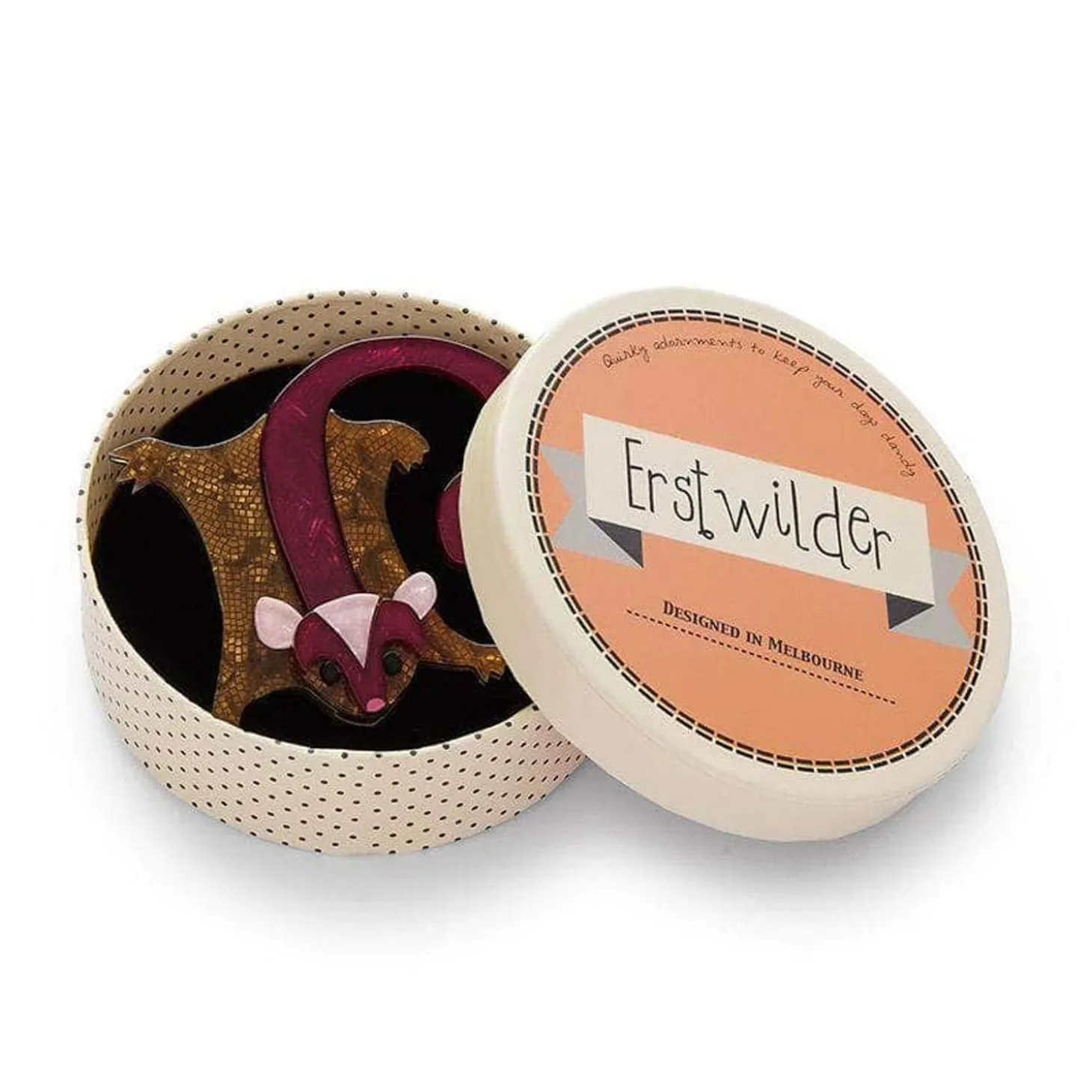 Saba Sweet Sugar Glider Brooch