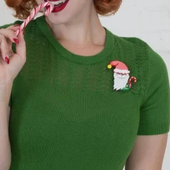 Saint Nick Brooch