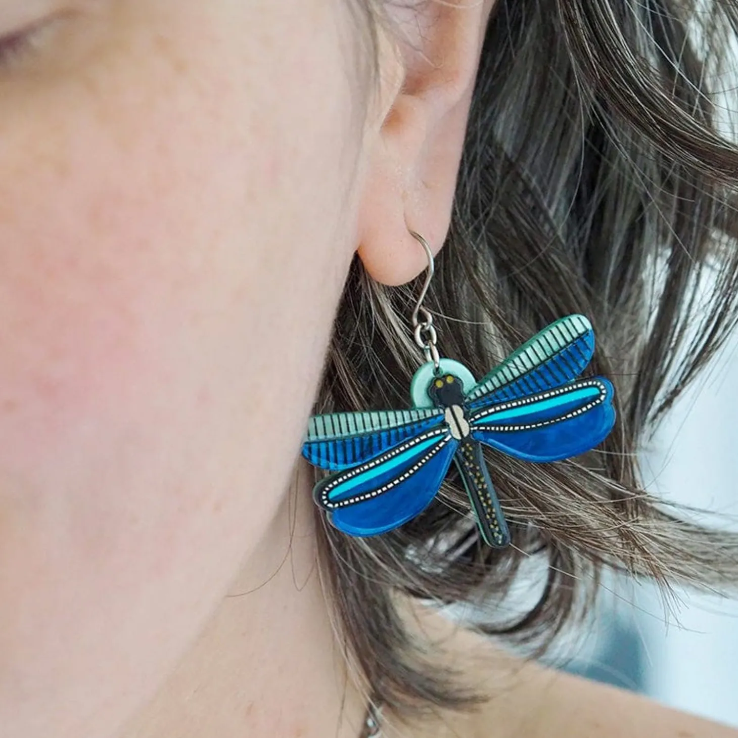 Sapphire Sky Dancer Earrings