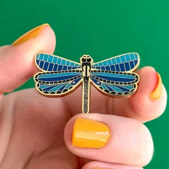 Sapphire Sky Dancer Enamel Pin
