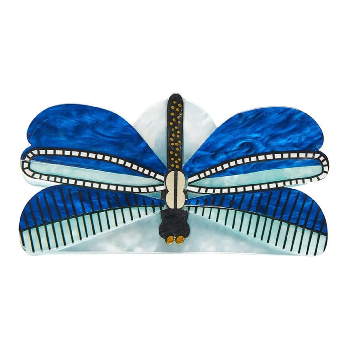 Sapphire Sky Dancer Hair Clip Claw