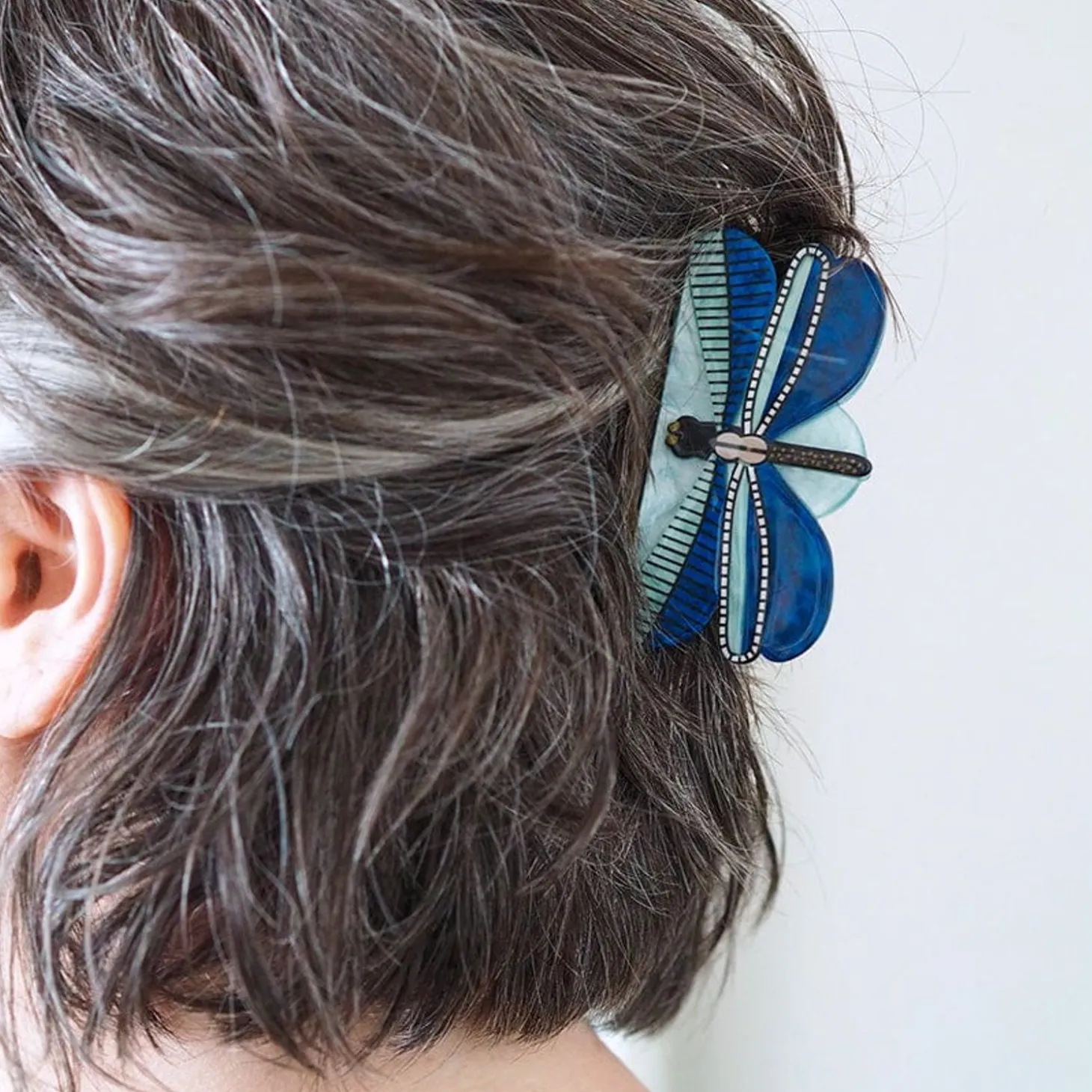 Sapphire Sky Dancer Hair Clip Claw