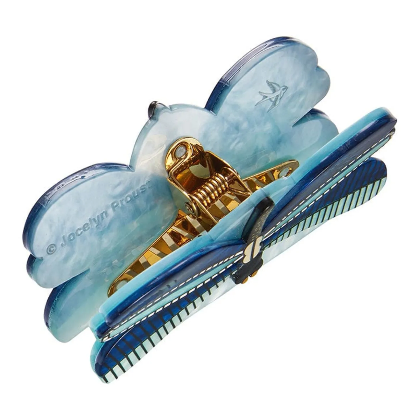 Sapphire Sky Dancer Hair Clip Claw