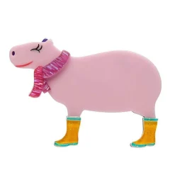 Sara The Capybara Brooch