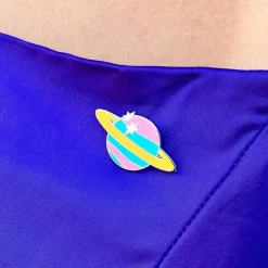 Saturn The Sixth Enamel Pin
