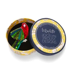 Scarlet Sovereign Brooch