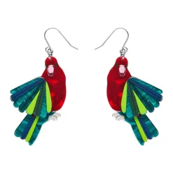 Scarlet Sovereign Earrings
