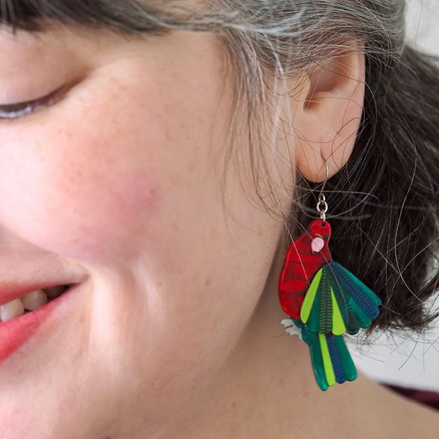 Scarlet Sovereign Earrings