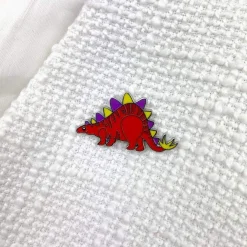 Scotty Stegosaurus Enamel Pin