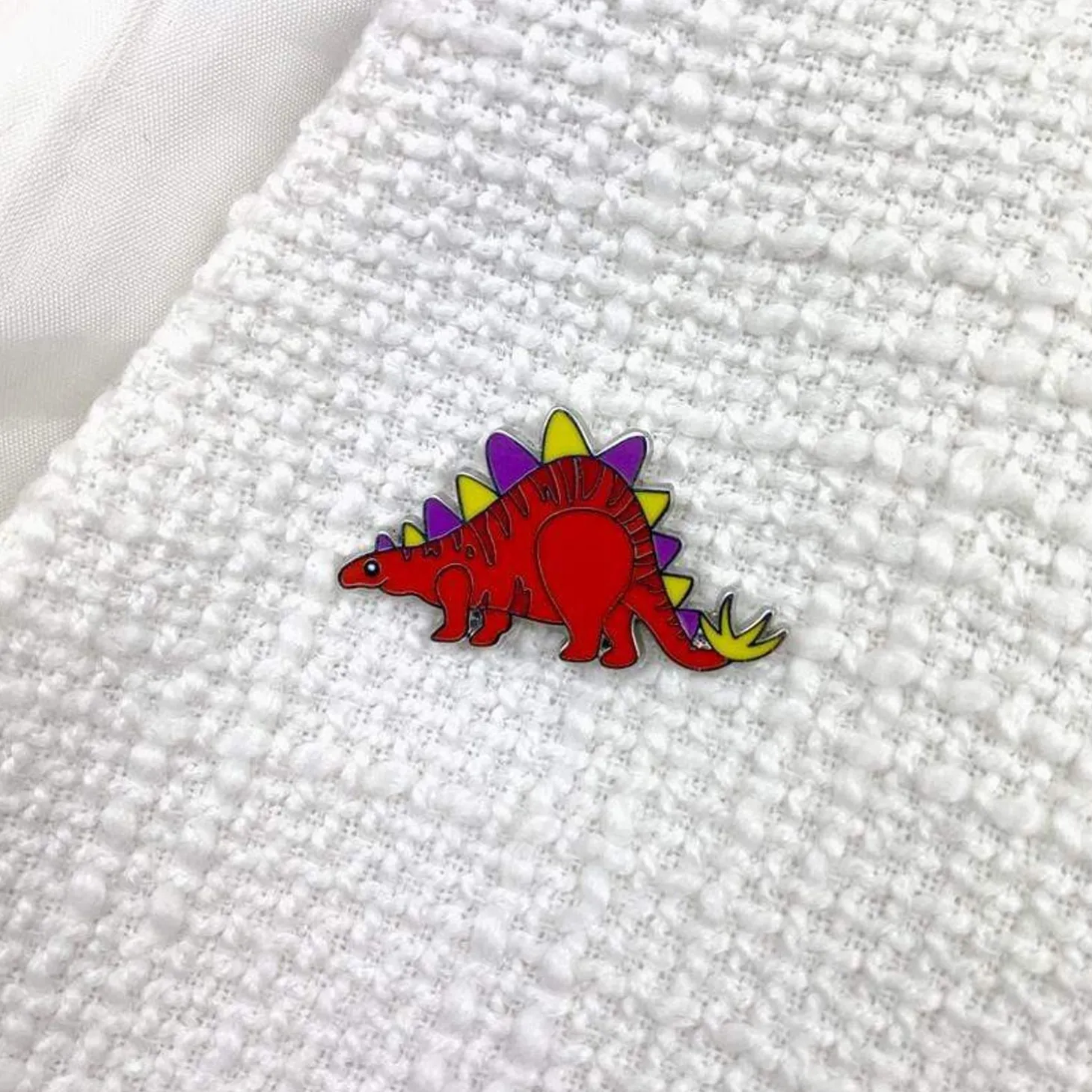Scotty Stegosaurus Enamel Pin