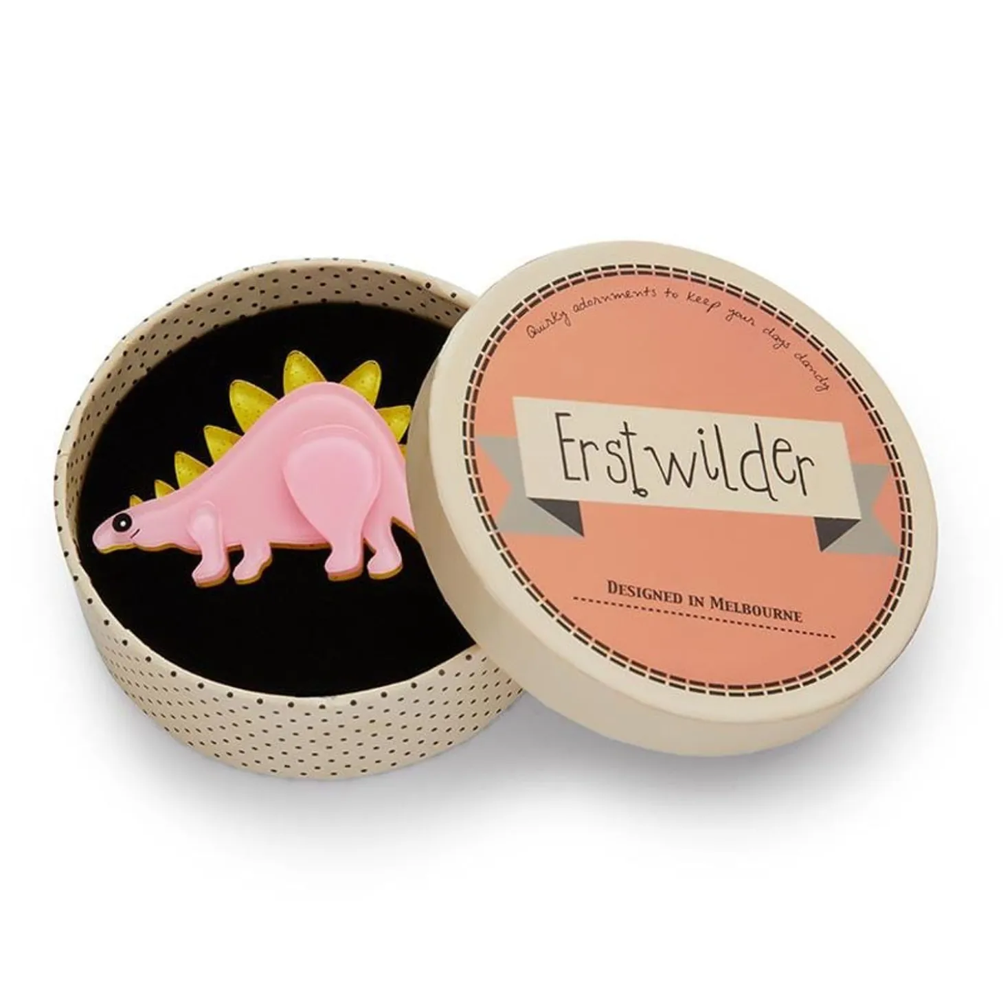 Scotty The Stegosaurus Brooch