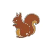 Scrupulous Squirrel Enamel Pin